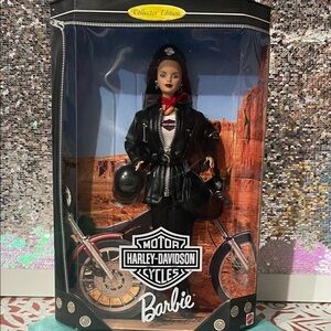 Harley-Davidson Collector Doll in Black Leather